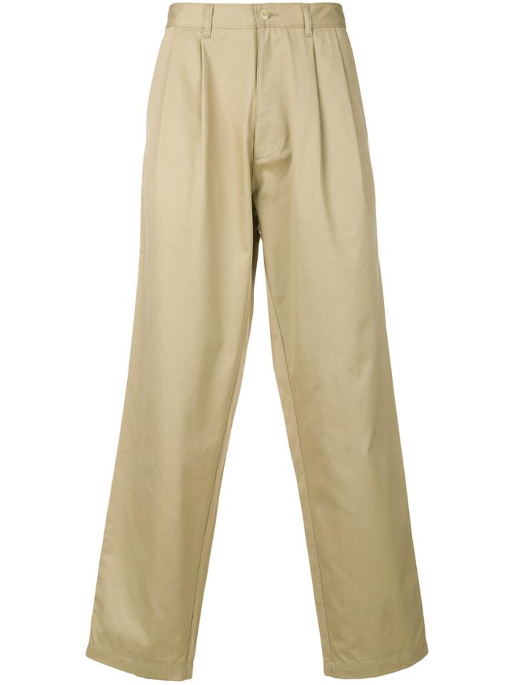 E. Tautz Loose Fit Chinos - Nude & Neutrals