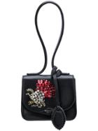Rochas Crystal Embellished Clutch, Women's, Black