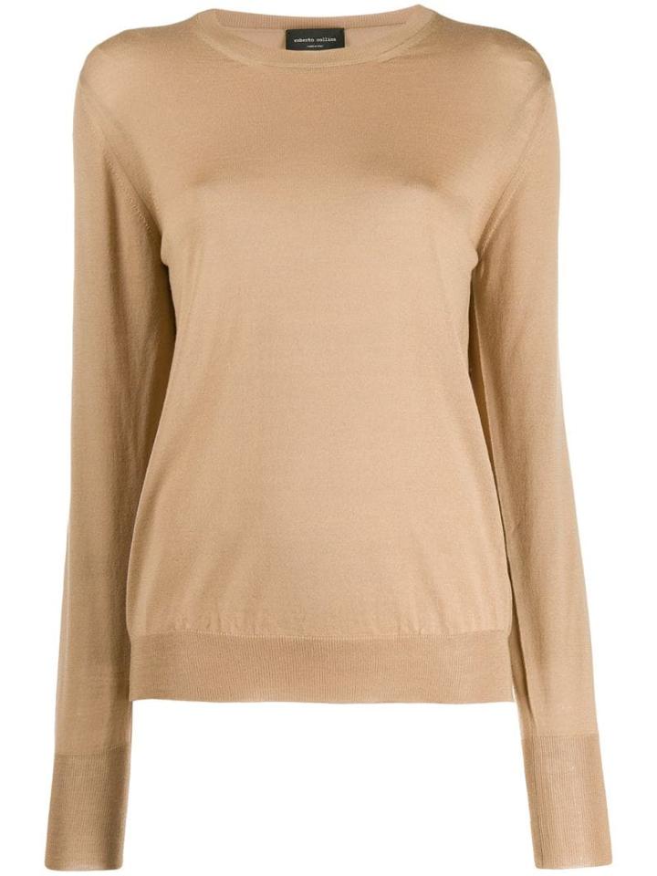 Roberto Collina Slim-fit Wool Sweater - Neutrals