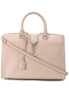 Saint Laurent Small Cabas Ysl Bag - Nude & Neutrals