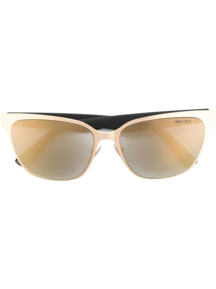 Jimmy Choo Eyewear - 'keira' Sunglasses - Women - Acetate - One Size, Grey, Acetate