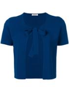 P.a.r.o.s.h. Lace-up Cardigan - Blue