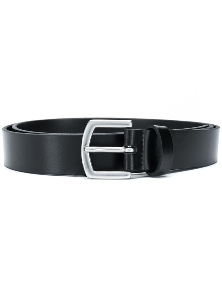Calvin Klein Jeans Est. 1978 Metallic Buckle Belt - Black