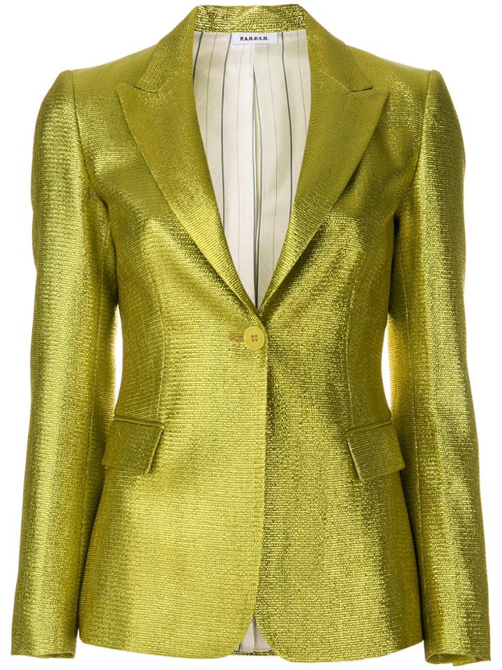 P.a.r.o.s.h. Slim-fit Blazer - Metallic