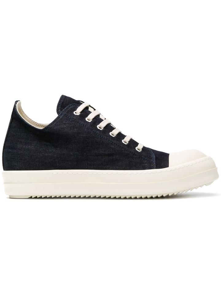 Rick Owens Drkshdw Contrast Low-top Sneakers - Blue