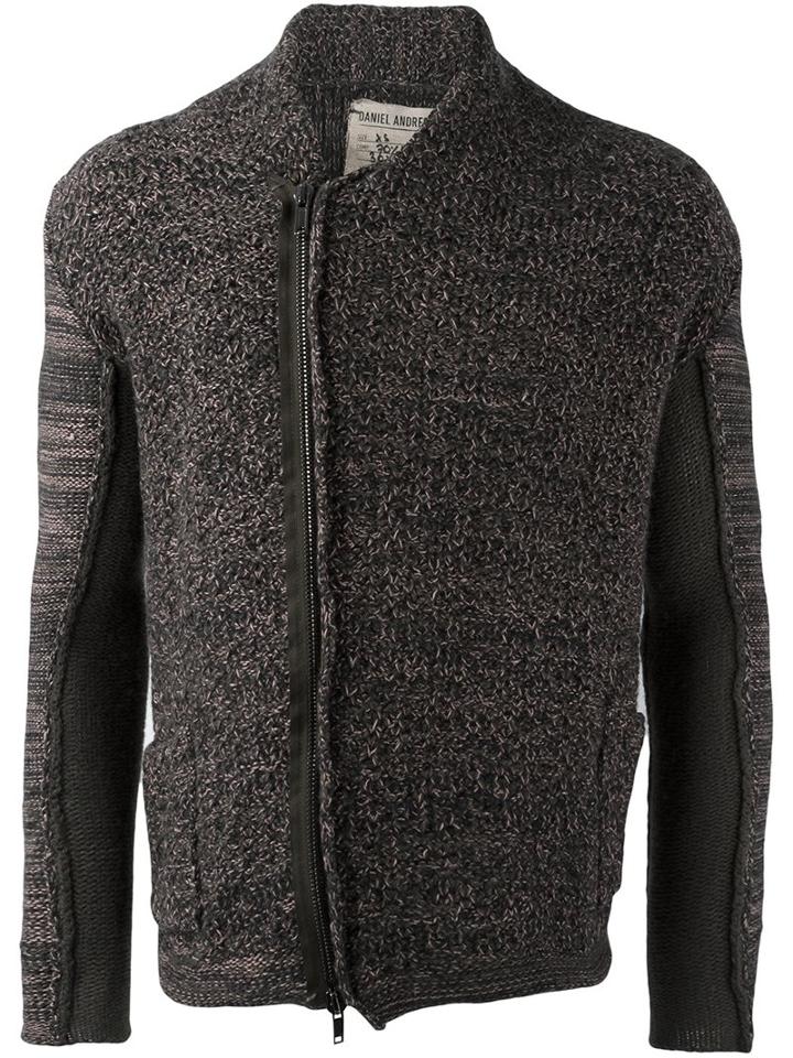 Daniel Andresen 'kupea' Cardigan, Men's, Size: Medium, Grey, Linen/flax/virgin Wool