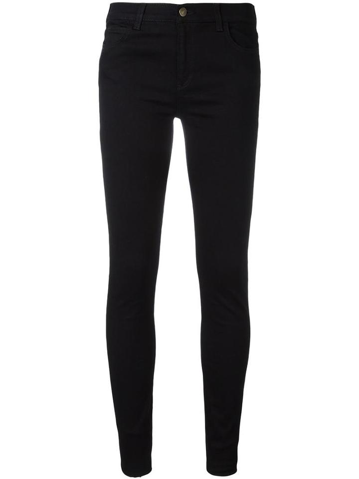 Gucci Tiger Embroidered Skinny Jeans, Women's, Size: 31, Black, Cotton/polyester/spandex/elastane