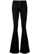 Victoria Victoria Beckham Slim Flared Trousers - Black