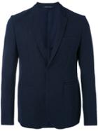 Emporio Armani - Multi-pockets Blazer - Men - Cotton/polyamide/polyester/viscose - 50, Blue, Cotton/polyamide/polyester/viscose