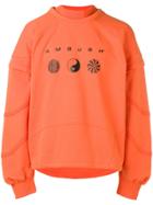 Ambush Boxy Sweater - Orange