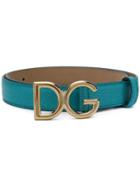 Dolce & Gabbana Dg Logo Belt - Blue