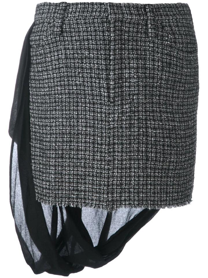 Yohji Yamamoto Vintage Bouche Mini Skirt - Black