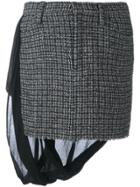 Yohji Yamamoto Vintage Bouche Mini Skirt - Black
