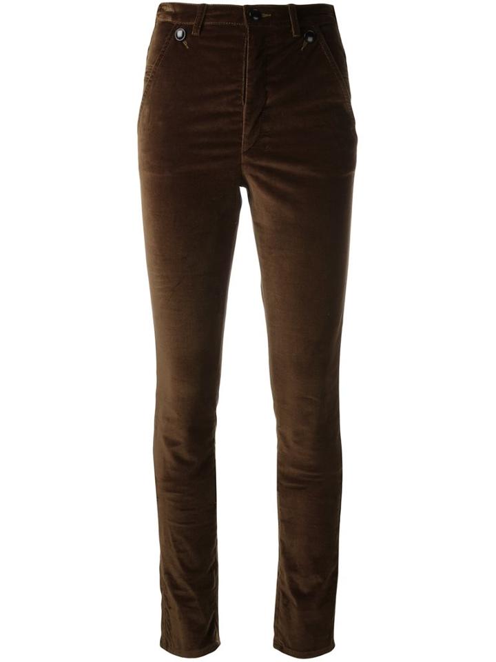 Isabel Marant 'norton' Trousers, Women's, Size: 40, Green, Cotton/spandex/elastane/polyester