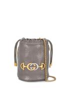 Gucci Zumi Mini Bucket Bag - Grey