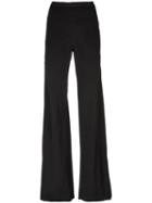 Rick Owens Bias Palazzo Pants, Women's, Size: 38, Black, Acetate/viscose/cotton/polyamide