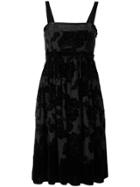 Blugirl Devore Velvet Dress - Black