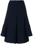 Comme Des Garçons Comme Des Garçons Wide-leg Culottes - Blue