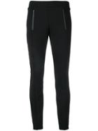Cambio Side Strap Slim-fit Trousers - Black