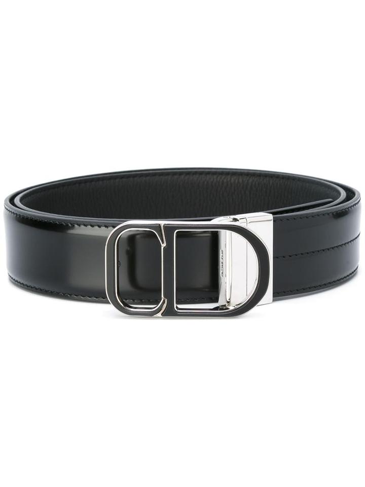 Dior Homme Logo Buckle Belt, Men's, Size: 90, Black, Leather
