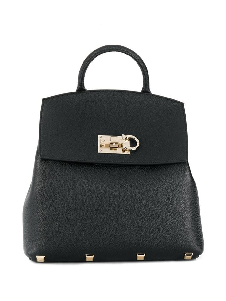 Salvatore Ferragamo Studio Backpack - Black