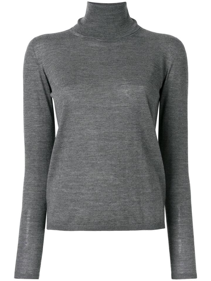 Max Mara Turtleneck Jumper - Grey