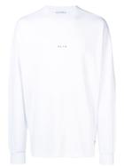 1017 Alyx 9sm Logo Patch Sweatshirt - White