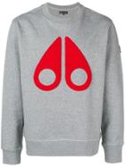 Moose Knuckles Logo Sweatshirt - Grey