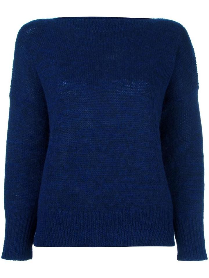 Isabel Marant Étoile 'grace' Jumper, Women's, Size: 40, Blue, Linen/flax/alpaca/wool/polyester