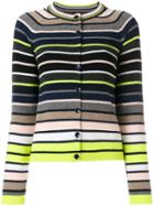 Ps By Paul Smith Striped Knit Cardigan, Women's, Size: Medium, Lambs Wool