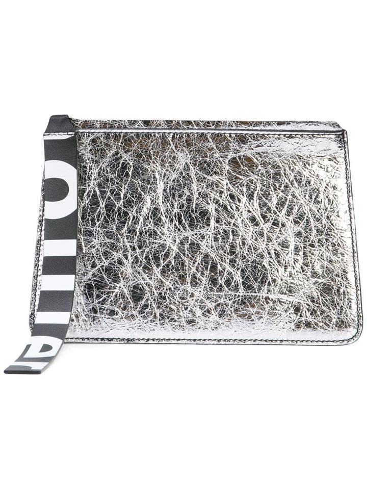 Proenza Schouler Metallic Small Pouch - Silver