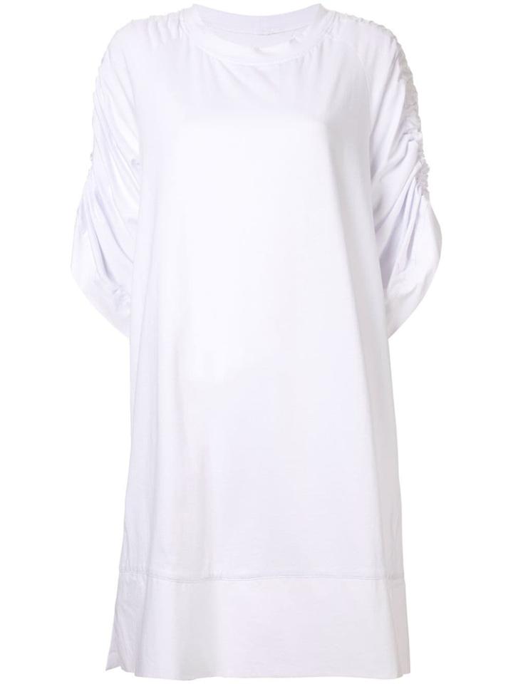 Taylor Minimize Shirt Dress - White