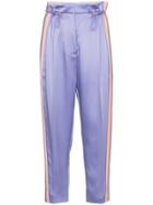 Peter Pilotto Contrast Stripe Track Pants - Pink & Purple