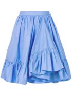 Msgm Flared Mini Skirt - Blue