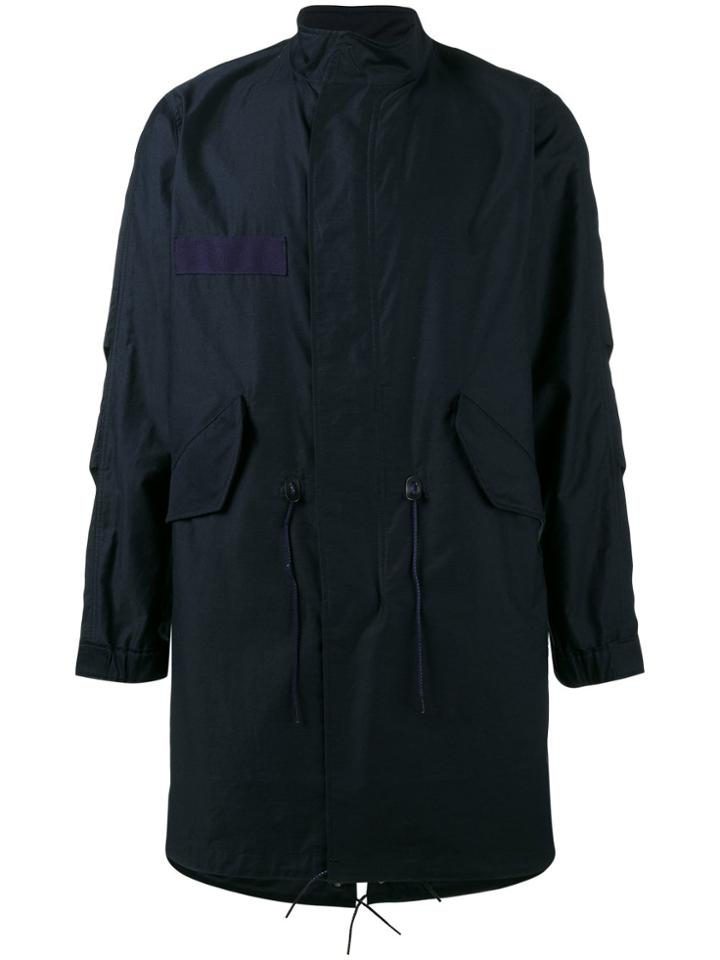Sophnet. Stand Collar Military Jacket - Blue