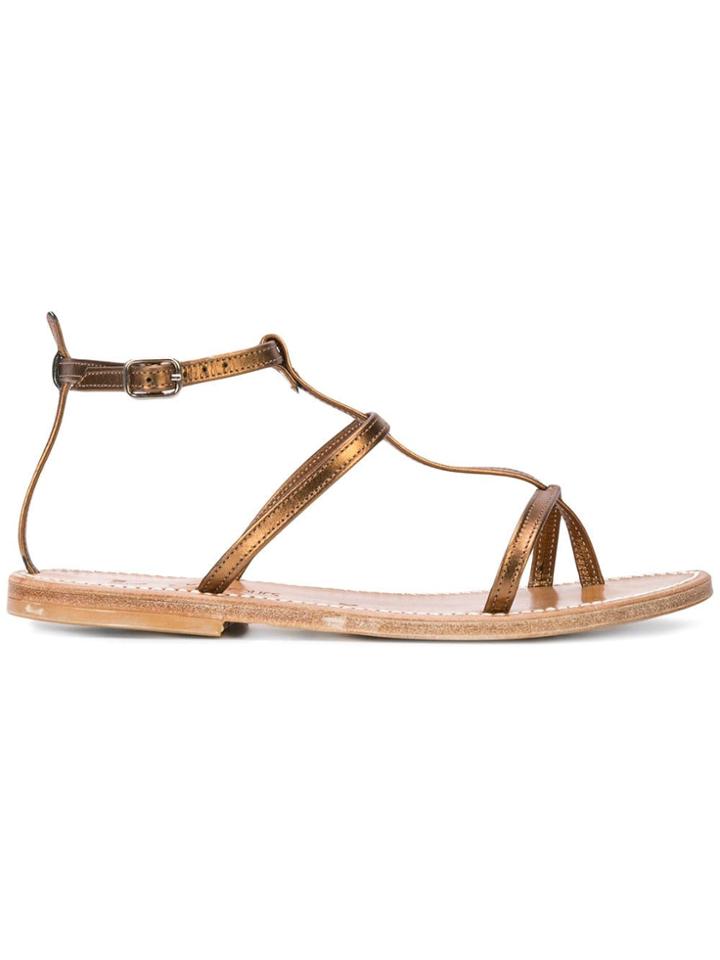 K. Jacques Gina Sandals - Brown