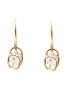 Melissa Joy Manning Herkimer Diamond Drop Earrings