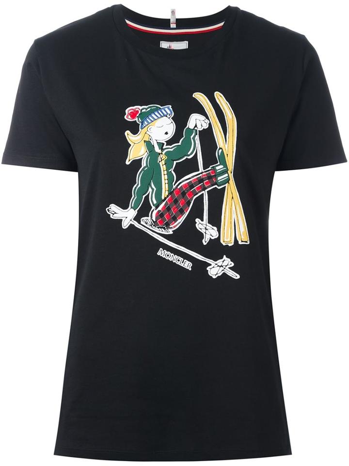 Moncler Grenoble Ski Print T-shirt