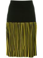Givenchy Pleated Midi Skirt, Women's, Size: Medium, Black, Polyamide/spandex/elastane/viscose/wool