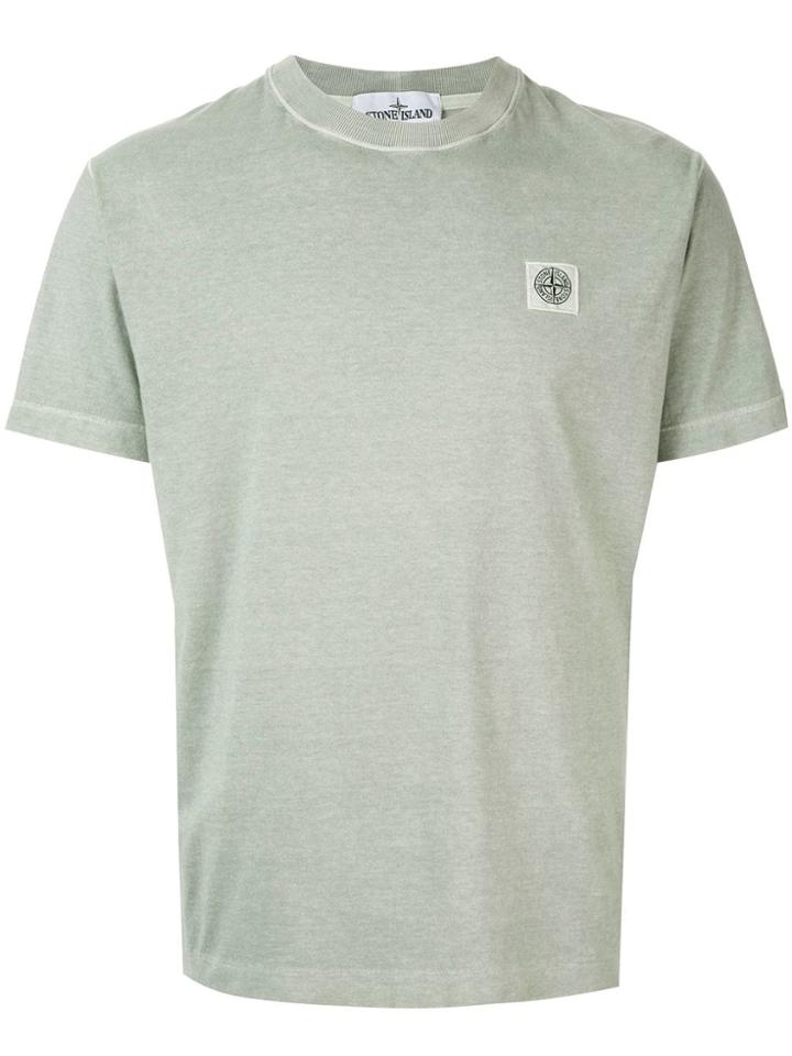 Stone Island Overdyed Logo Patch T-shirt - Grey