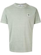 Stone Island Overdyed Logo Patch T-shirt - Grey