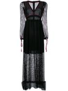 Philosophy Di Lorenzo Serafini Long Flared Dress - Black