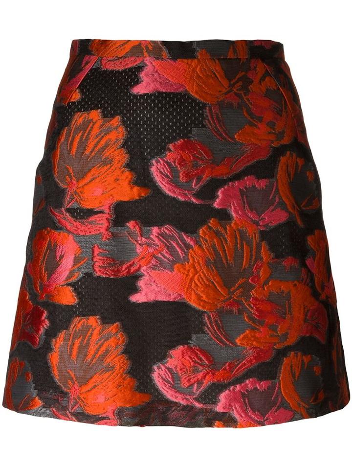 Gianluca Capannolo Floral Jacquard Mini Skirt