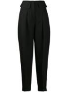 Victoria Victoria Beckham High Waisted Tailored Trousers - Black