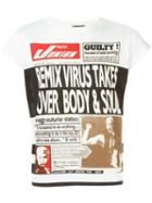 Jean Paul Gaultier Vintage Newspaper Print T-shirt
