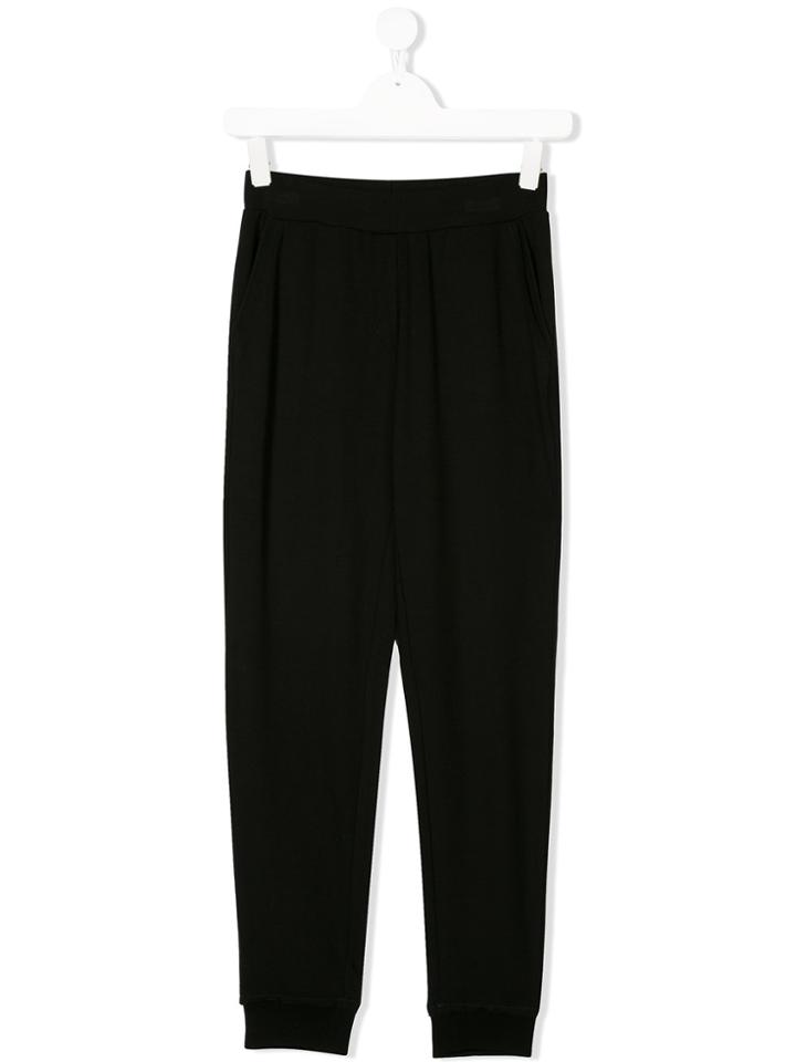 Monnalisa Jakioo Fitted Casual Trousers - Black