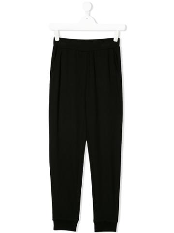 Monnalisa Jakioo Fitted Casual Trousers - Black