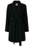 Chanel Pre-owned Belted Robe Coat - Black