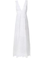 Temptation Positano Lace Embroidered Dress - White