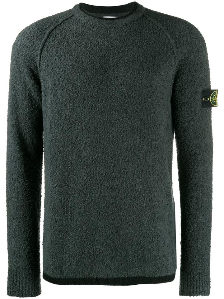 Stone Island Textured Sweatshirt - Grey